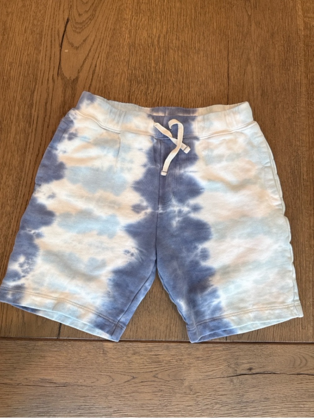Crewcuts Blue and White Tie-Dye Pull-On Shorts